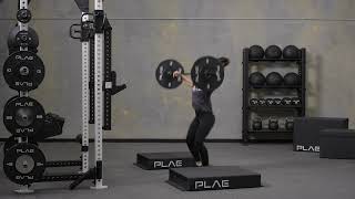 Below Knee Block Power Snatch Exercise