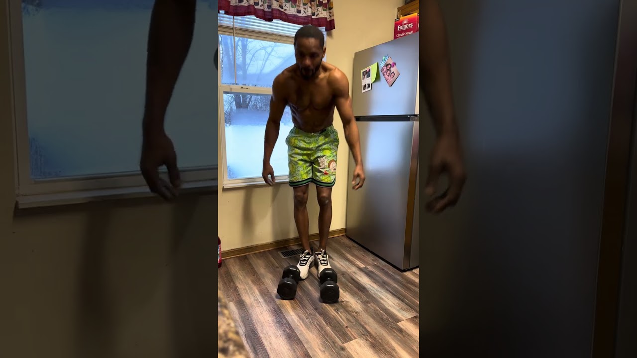 Медленные негативные отжимания и упражнения для плеч дома 