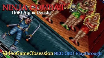 ACA NEOGEO 🥷 NINJA COMBAT (1990) Full Playthrough