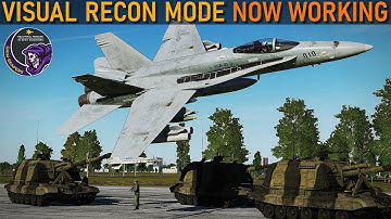 Explained: "Cockpit Visual Recon Mode" Now Working | DCS WORLD