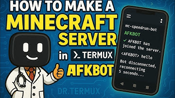 HOW TO MAKE A MINECRAFT SERVER AFKBOT IN TERMUX (24/7 uptime)