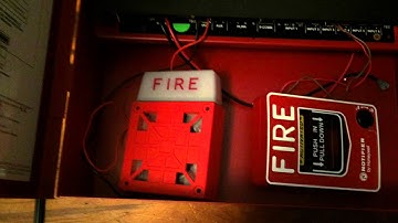 Potter PFC-6006 Fire Alarm System Test #2 (Wheelock 7002T-24)