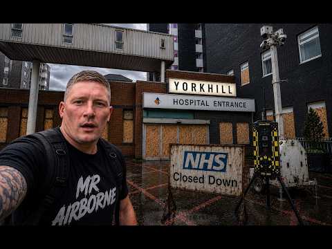 I Snuck In to YORKHILL Abandoned Hospital... SECURITY WAS EVERYWHERE!!!