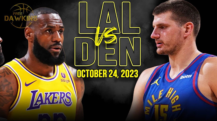 Los Angeles Lakers vs Denver Nuggets Full Game Highlights | October 24, 2023 | FreeDawkins