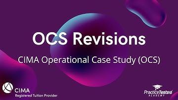 CIMA Operational Case Study - OCS Revisions