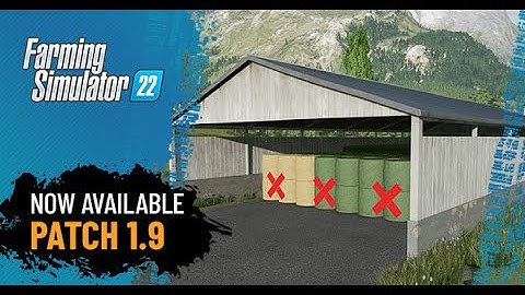 Farming Simulator 22: Patch 1.9 Feature - Bale Storage