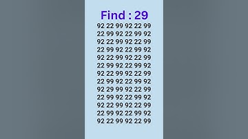 can you find 29 in 5 seconds? #wordpuzzlegame #game #mathematics #mindbendingquiz #puzzle