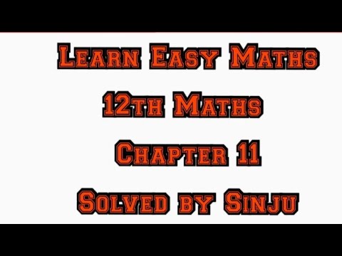 Mathématiques 12e année Chapitre 11 Exemple 11.10 Samacheer State Board tamoul langue anglaise