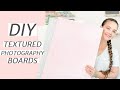 (EASY) DIY Textured Photography Background | DIY Styling Boards