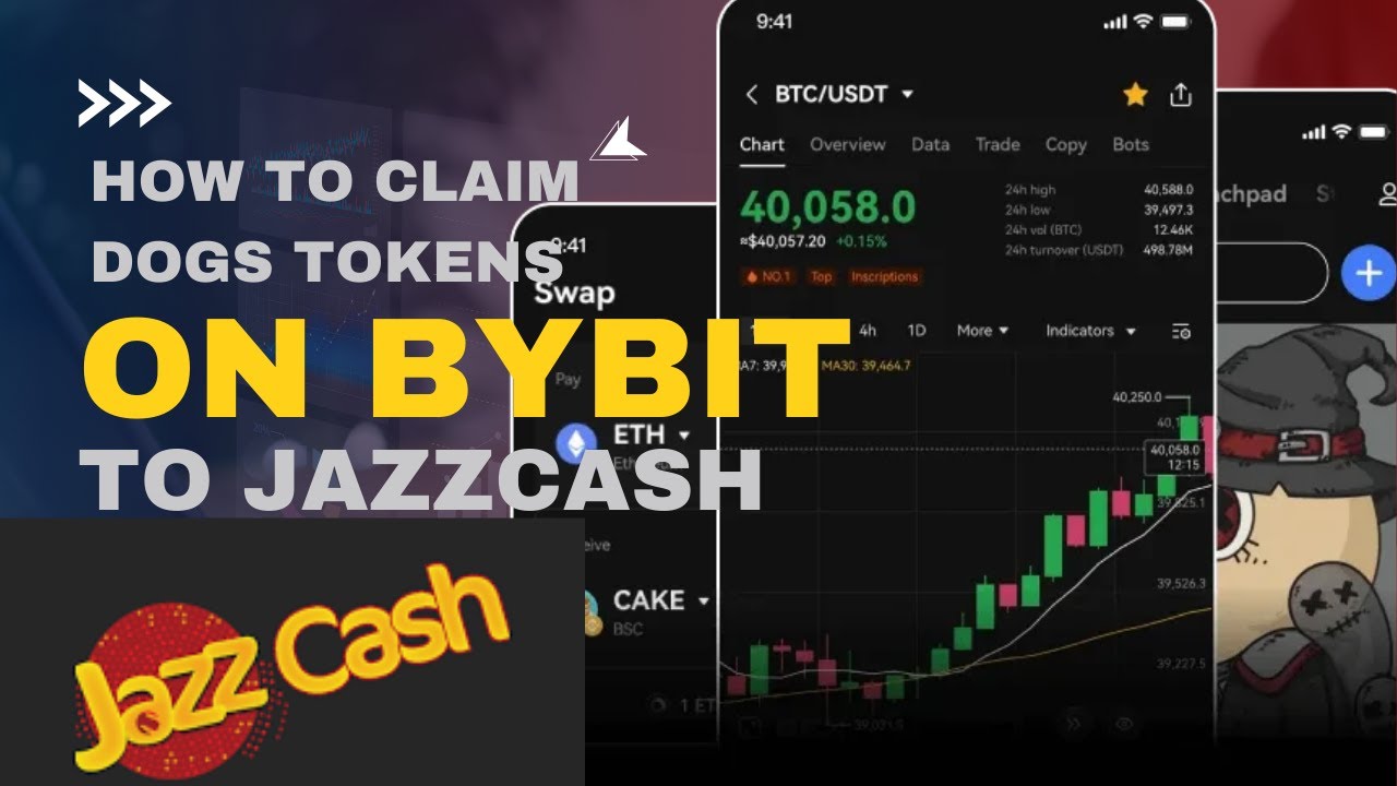 How to withdraw DOGS tokens on bybit and gate.io | How to get dogs in jazz cash | How to earn by dog