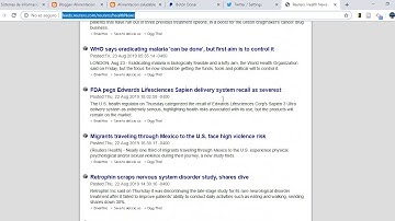 Insertar un feed rss en una web | blog