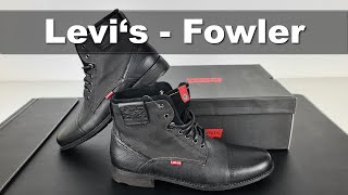 Levi's Fowler Leather Boots - Unboxing 