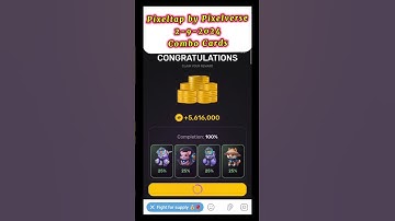 Pixel tap by pixelverse daily combo 3 September 2024 100% completion