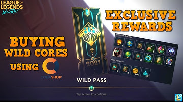 WILD CORES | How to buy wild cores using Codashop | Buying a Wild pass | (LOL: Wild rift) -Urbs