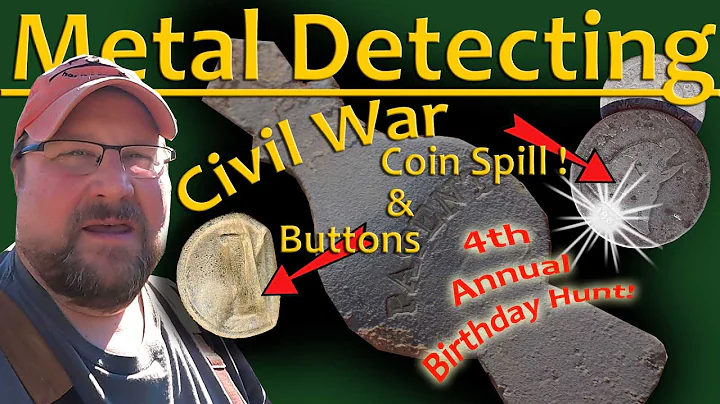#273 Metal Detecting, CIVIL WAR BUTTONS & COIN SPI...