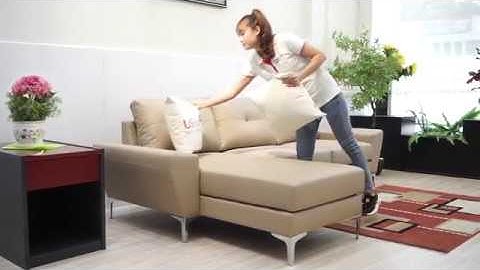 Sofa Góc Da PU hoặc vải cao cấp - Mã SG186