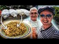 Juif plov bakhsh pilaf friable dans la manche rapide juteux aromatique