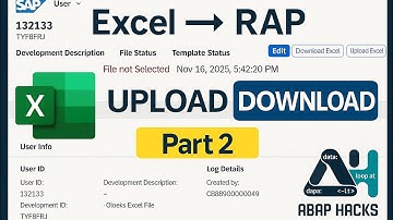 RAP Excel Upload/Download Template V 1.0 | code walkthrough : Part 2