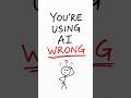 You’re using AI wrong #ai #aiagents #chatgpt #automation #tech