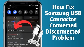 How To Fix Samsung USB Connector Connected Disconnected Problem:- (Step-by-Step_ Full Guide)