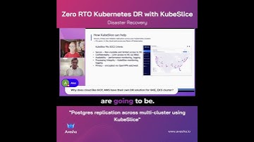 Postgres replication across multi-cluster with KubeSlice