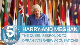 Harry And Meghan Interview The Queen Responds 5 News