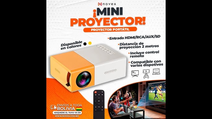 Mini Proyector Para iPhone, Woohug Mini Proyector Portátil P