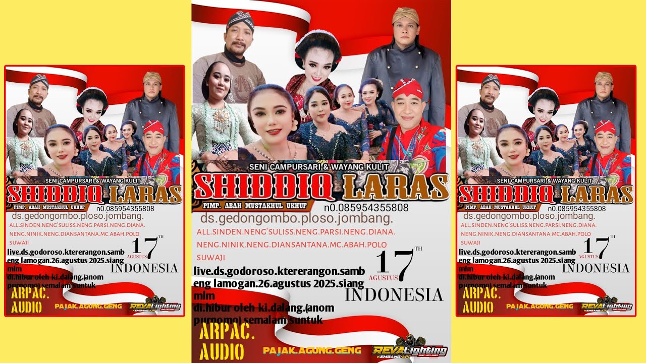 🔴📡Gebyar Wayang Kulit Ki Anom PURNOMO Bersama Campursari 