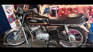Restored 20 Years old Yamaha RX-135 Black//MG Explorer