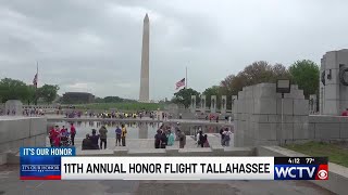 Jacob Murphey shares stories from this year’s Honor Flight Tallahassee