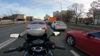 Honda CBF600S on city streets Part 94