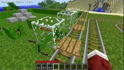 Minecraft 2-Way Cart Booster (for Relays/Stops/Stations) [Simple Tutorial]