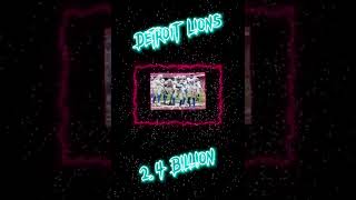 NFL teams net worth..pt1..#shorts #fyp