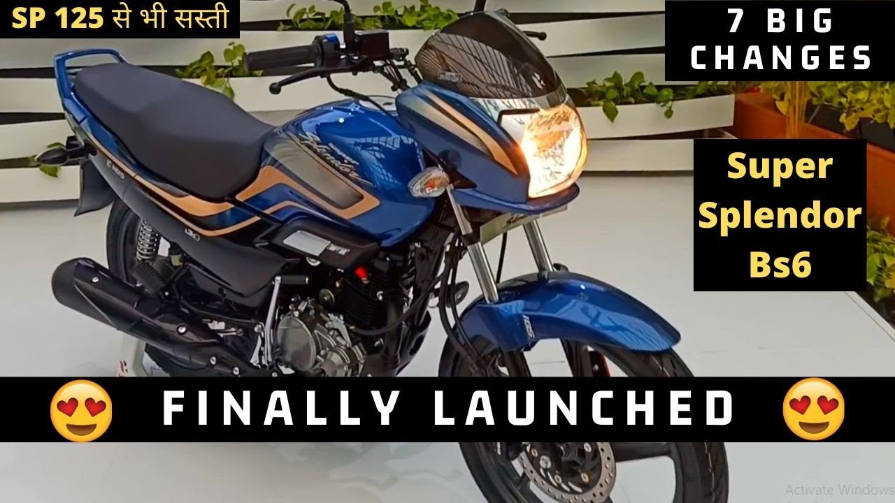 new splendor bs6 2020