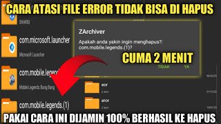 CARA HAPUS FILE YANG TIDAK BISA DI HAPUS DI HP ANDROID TERBARU 2023 | 100% DIJAMIN BERHASIL