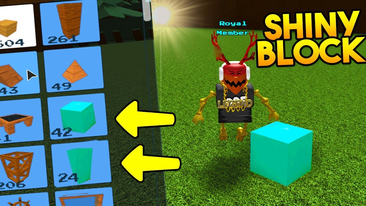 shiny blocks! build a boat for treasure roblox - youtube