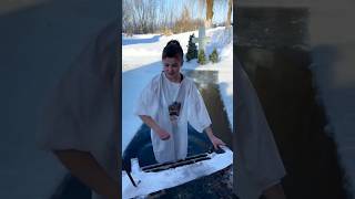 part686#Russian🧊Beauty Takes👙#IceBath#Challenge❄️No FearFreezing#Water🌊LikeaQueen#IceBath Challenge😱