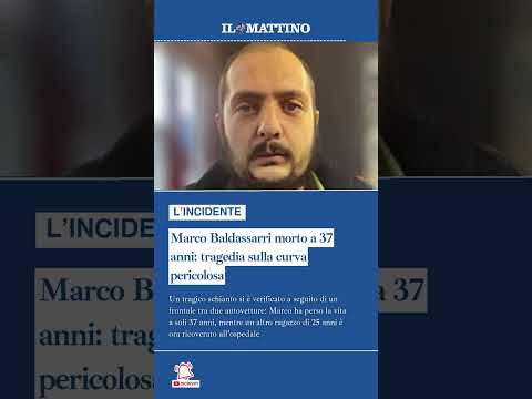 Video Marco Baldassarri morto a 37 anni: tragedia sulla curva pericolosa