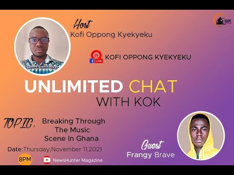 Frangy Brave Talks About His Music Career On Unlimited Chat With K.O.K