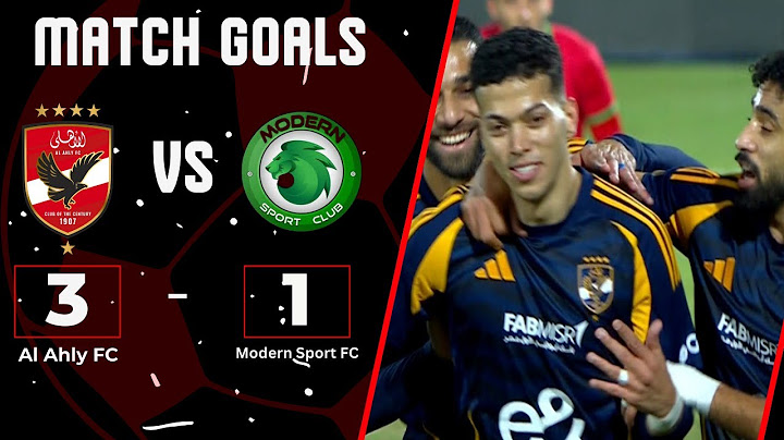 أهداف مباراة مودرن سبورت والأهلي 3/1 المارد الأحمر ينتفض في ذكرى الشهداء بالجولة الـ 11 من دوري نايل