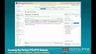 PT7 - Events Calendar - Building the Perfect PTA Website screenshot 2