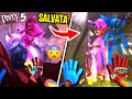 HUGGY WUGGY SALVA KISSY MISSY e GLI ALTRI MOSTRI PER IL CAPITOLO 5 DI POPPY PLAYTIME!! Chapter 5