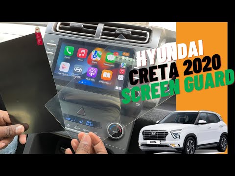 Most cheapest but Important Accessory For Hyundai CRETA 2020 (Screen Protector Installation Guide)