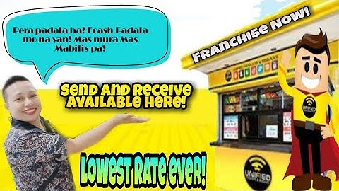 How to transact Unified Ecash Padala Money remittance