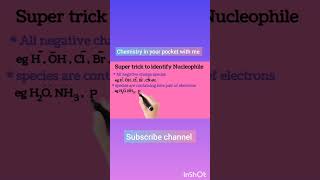 Trick for Nucleophile #youtubeshort #shorts #neet #nmdcat