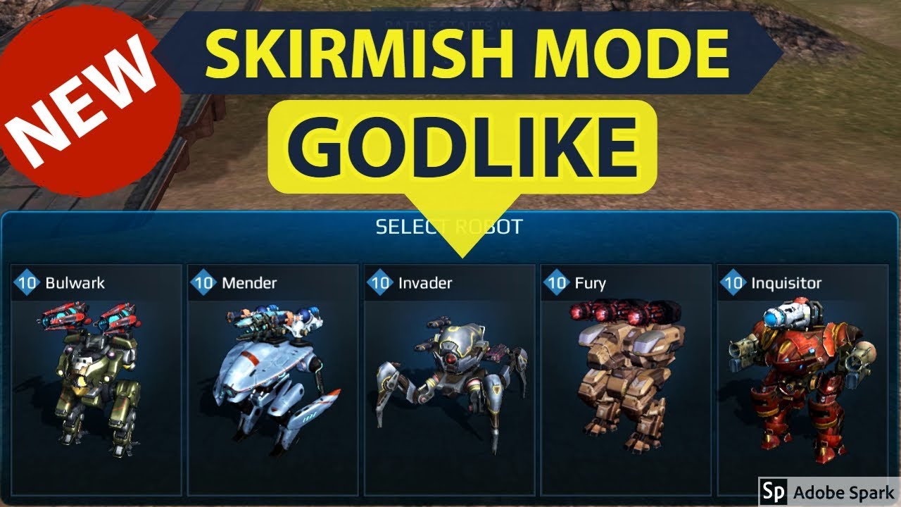 Invader Godlike - War Robots Skirmish Mode
