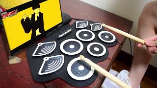 「Bling-Bang-Bang-Born」をおもちゃのドラムで叩いてみた【マッシュル】 もーちゃも