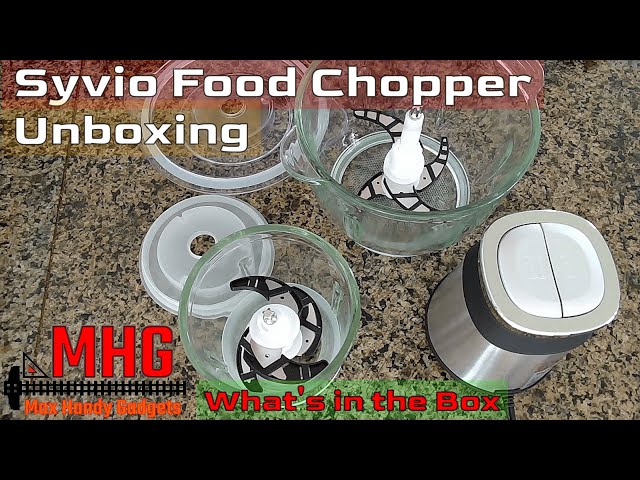Syvio Food Chopper with 2 Glass Bowls Unboxing, What's in the Box