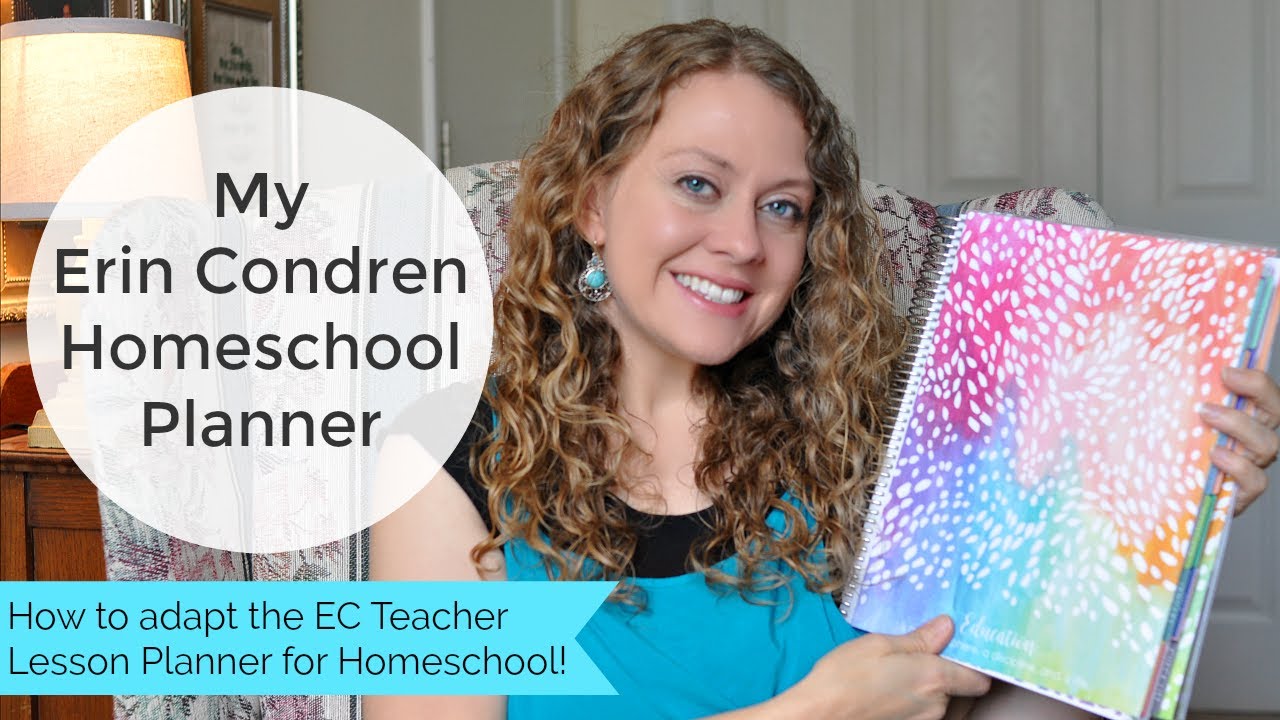 How to Use the Erin Condren Teacher Planner for Homeschool - YouTube
