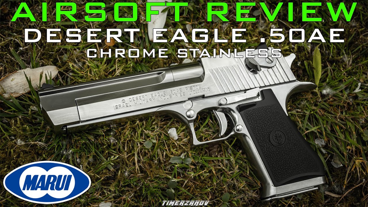 Airsoft Review #238 Tokyo Marui Desert Eagle .50AE Chrome Stainless Gaz Blowback [FR]